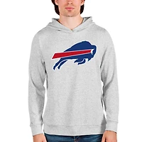 Men's Antigua Heathered Buffalo Bills Team Absolute Pullover Hoodie