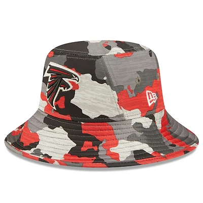 Men's New Era Camo Atlanta Falcons 2022 NFL Training Camp Official Bucket Hat