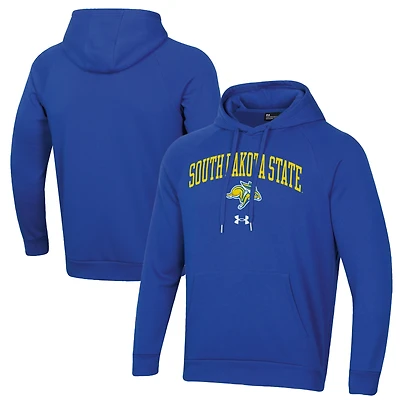 Men's Under Armour Blue South Dakota State Jackrabbits All Day Fleece Pullover Hoodie