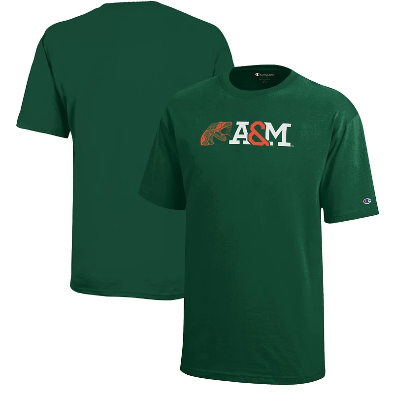 Youth Champion Green Florida A&M Rattlers Jersey T-Shirt