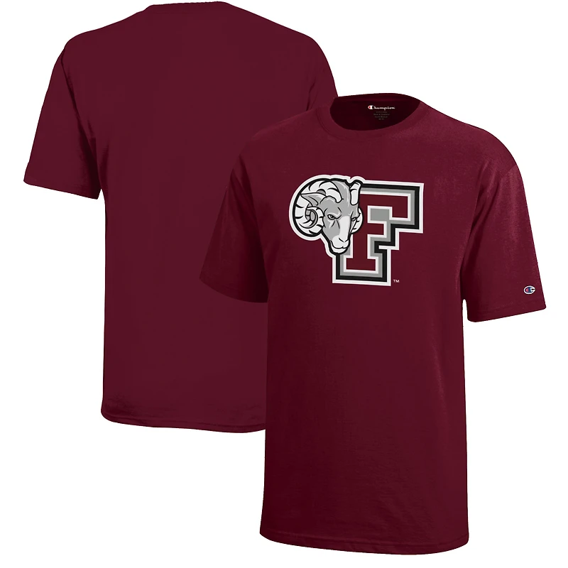 Youth Champion Maroon Fordham Rams Jersey T-Shirt