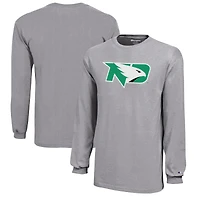 Youth Champion Gray North Dakota Jersey Long Sleeve T-Shirt