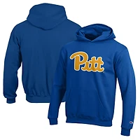 Youth Champion Royal Pitt Panthers Eco Powerblend Pullover Hoodie
