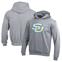 Youth Champion Gray Southern University Jaguars Eco Powerblend Pullover Hoodie