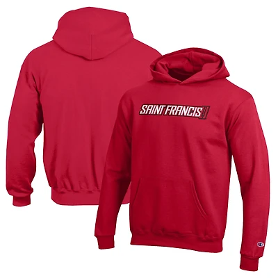Youth Champion Red Saint Francis Red Flash Eco Powerblend Pullover Hoodie