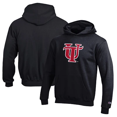 Youth Champion Black University of Tampa Spartans Eco Powerblend Pullover Hoodie