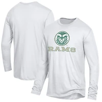 Men's Alternative Apparel White Colorado State Rams Keeper Long Sleeve T-Shirt
