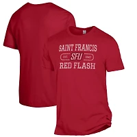 Men's Alternative Apparel Heathered Red Saint Francis Red Flash The Keeper T-Shirt