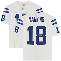 Peyton Manning Indianapolis Colts Autographed Mitchell & Ness White Replica Player Jersey