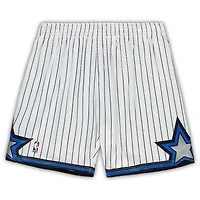 Men's Mitchell & Ness White Orlando Magic Big & Tall Hardwood Classics Team Swingman Shorts