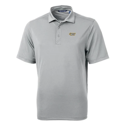 Men's Cutter & Buck Gray VCU Rams Big & Tall Virtue Eco Pique Recycled Polo