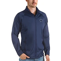 Men's Antigua Navy Dallas Cowboys Links Full-Zip Golf Jacket
