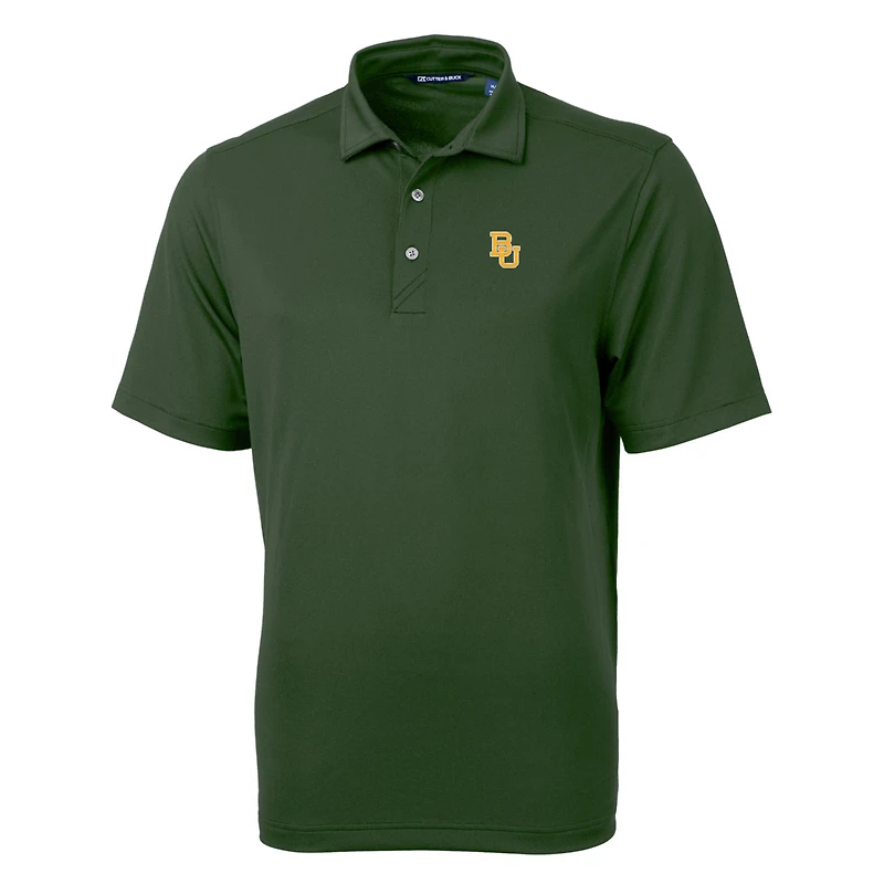 Men's Cutter & Buck Green Baylor Bears Big & Tall Virtue Eco Pique Recycled Polo