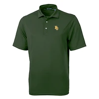 Men's Cutter & Buck Green Baylor Bears Big & Tall Virtue Eco Pique Recycled Polo