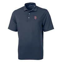 Men's Cutter & Buck Navy St. John's Red Storm Big & Tall Virtue Eco Pique Recycled Polo