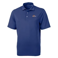 Men's Cutter & Buck Blue Pepperdine Waves Big & Tall Virtue Eco Pique Recycled Polo