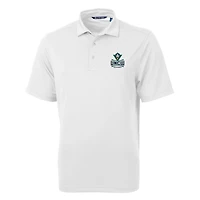 Men's Cutter & Buck White UNC Wilmington Seahawks Big & Tall Virtue Eco Pique Recycled Polo