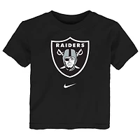 Toddler Nike Black Las Vegas Raiders Primary Logo T-Shirt