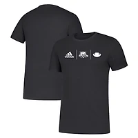 Men's adidas Black Ohio Bobcats Team Amplifier Performance T-Shirt