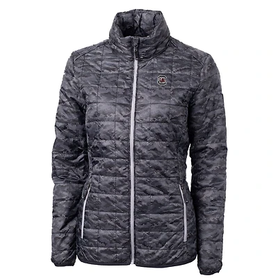 Women's Cutter & Buck Black South Carolina Gamecocks Eco Full-Zip Puffer Jacket