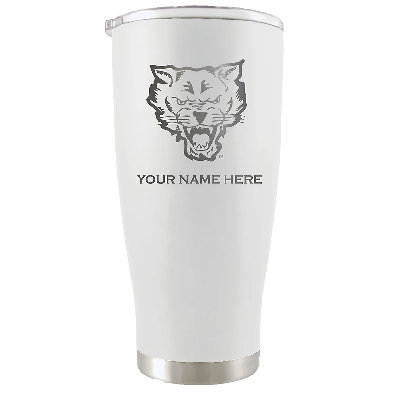 White Fort Valley State Wildcats 20oz. Personalized Stainless Steel Tumbler
