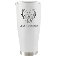 White Fort Valley State Wildcats 20oz. Personalized Stainless Steel Tumbler