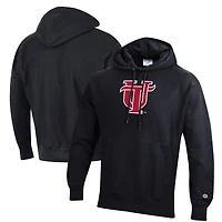 Men's Champion Black University of Tampa Spartans Reverse Weave Fleece Pullover Hoodie