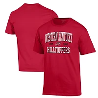 Men's Champion Red Western Kentucky Hilltoppers Est. Date Jersey T-Shirt