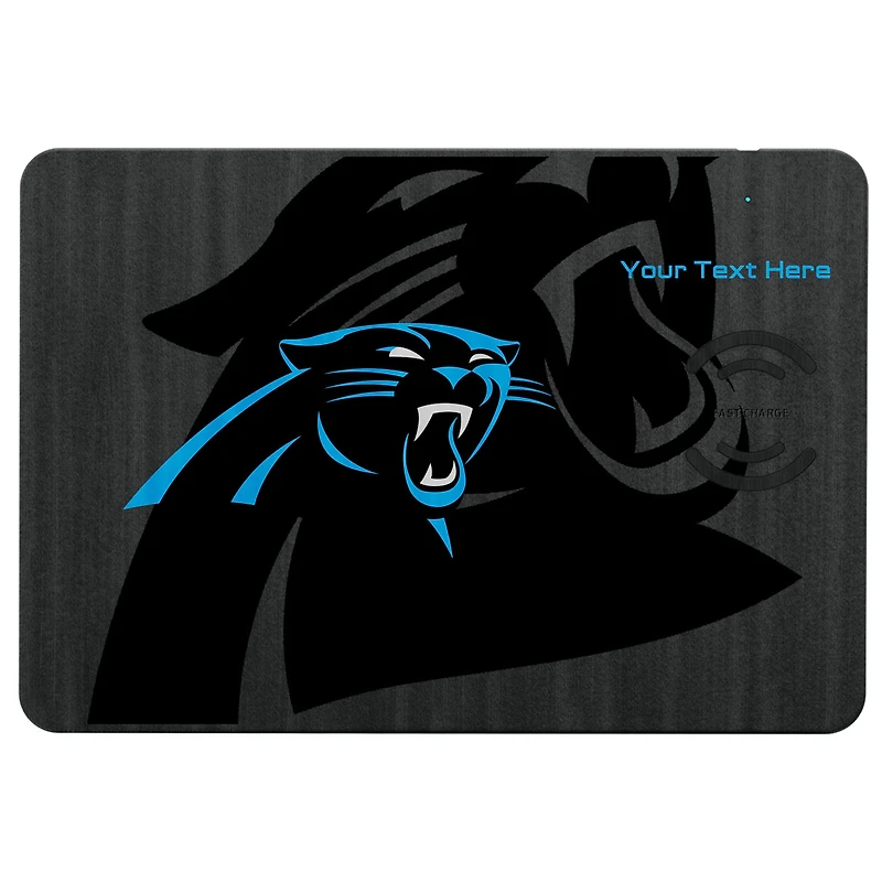 Carolina Panthers Personalized Wireless Charger & Mouse Pad