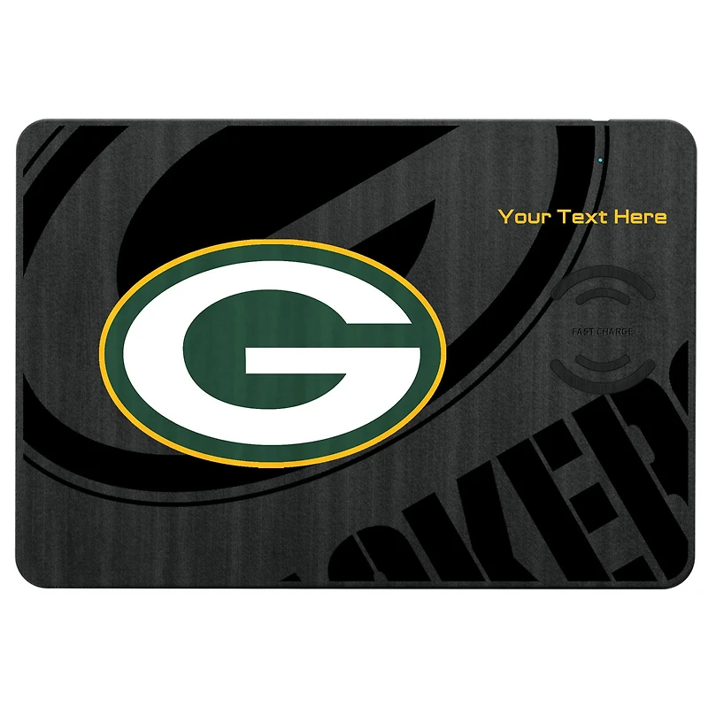 Green Bay Packers Personalized Wireless Charger & Mouse Pad