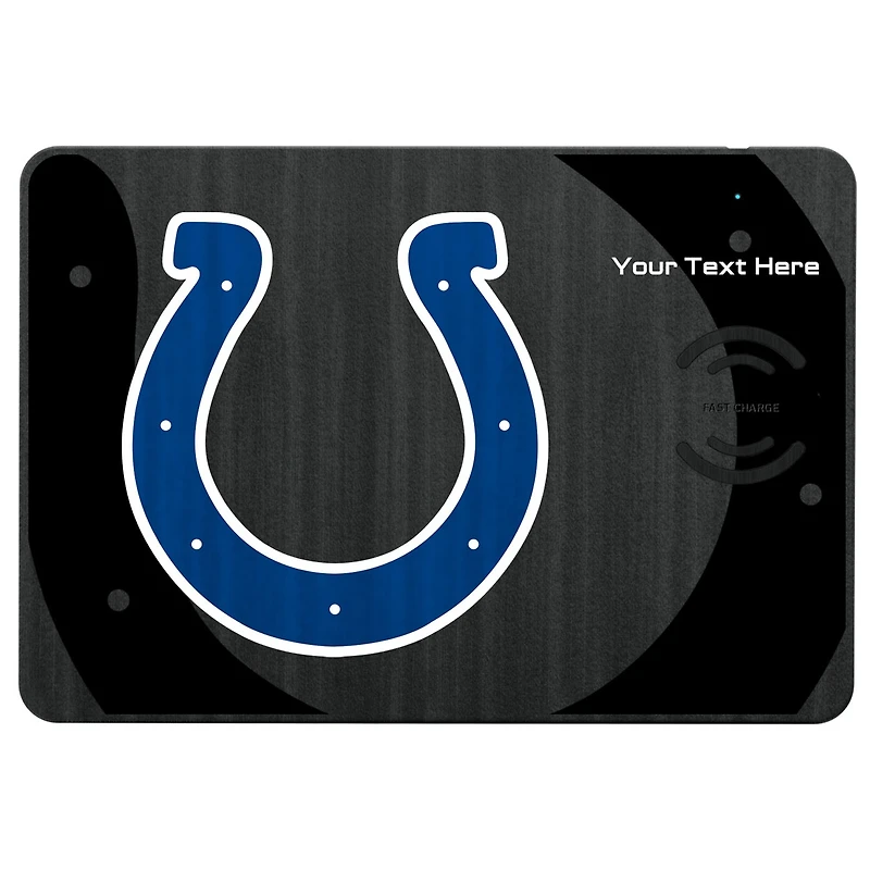 Indianapolis Colts Personalized Wireless Charger & Mouse Pad