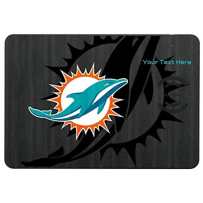 Miami Dolphins Personalized Wireless Charger & Mouse Pad