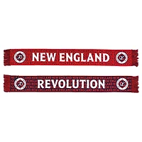 Red New England Revolution Scroll Woven Scarf