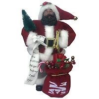 Maroon Morehouse Maroon Tigers 12'' Santa