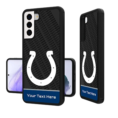 Indianapolis Colts Personalized EndZone Plus Design Galaxy Bump Case