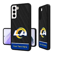 Los Angeles Rams Personalized EndZone Plus Design Galaxy Bump Case