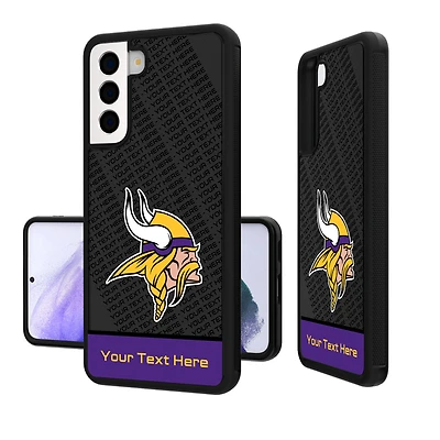 Minnesota Vikings Personalized EndZone Plus Design Galaxy Bump Case