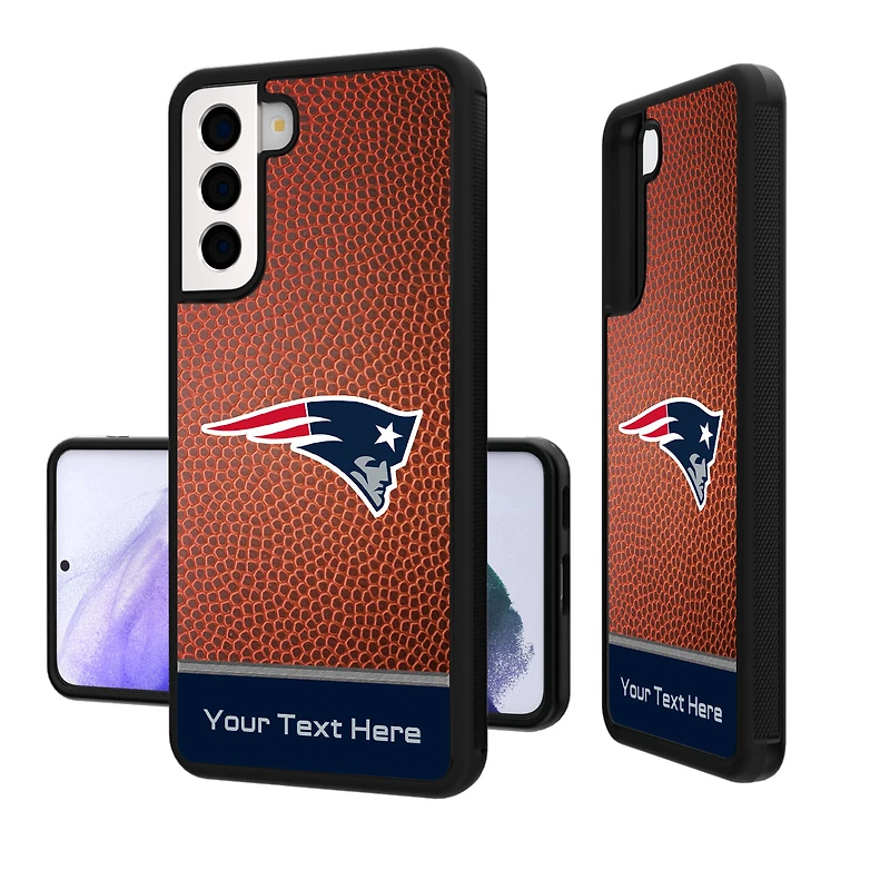 New England Patriots Personalized Football Design Galaxy Bump Case