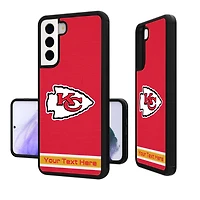 Kansas City Chiefs Personalized Stripe Design Galaxy Bump Case