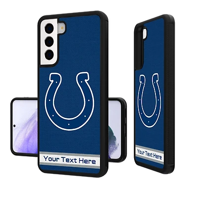 Indianapolis Colts Personalized Stripe Design Galaxy Bump Case