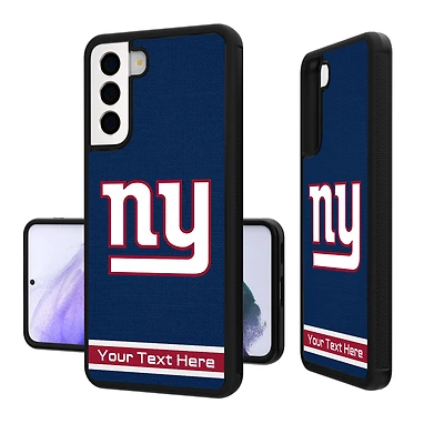 New York Giants Personalized Stripe Design Galaxy Bump Case