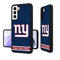 New York Giants Personalized Stripe Design Galaxy Bump Case
