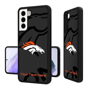 Denver Broncos Personalized Tilt Design Galaxy Bump Case
