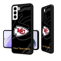 Kansas City Chiefs Personalized Tilt Design Galaxy Bump Case