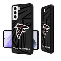 Atlanta Falcons Personalized Tilt Design Galaxy Bump Case