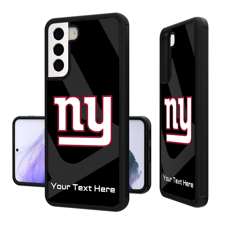 New York Giants Personalized Tilt Design Galaxy Bump Case