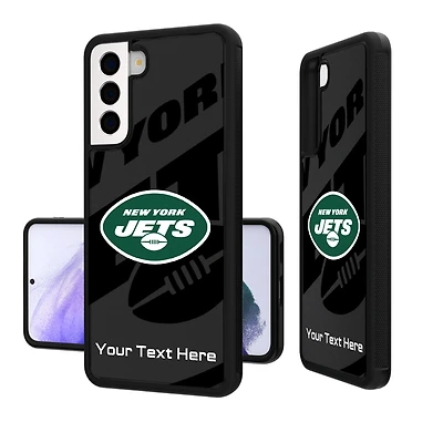 New York Jets Personalized Tilt Design Galaxy Bump Case
