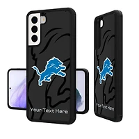 Detroit Lions Personalized Tilt Design Galaxy Bump Case