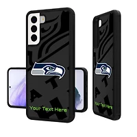 Seattle Seahawks Personalized Tilt Design Galaxy Bump Case