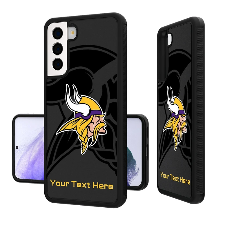 Minnesota Vikings Personalized Tilt Design Galaxy Bump Case